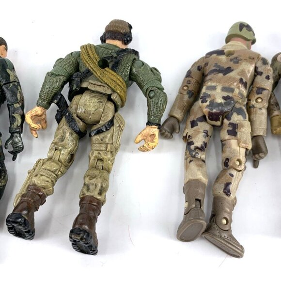 Blue Box Toys BBi Elite Force Military Action Figure 4" Tall 2007 Lot of 4 - Picture 7 of 8